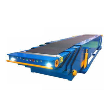 mejor calidad de equipos de descarga de camiones transportador de cinta adhesiva